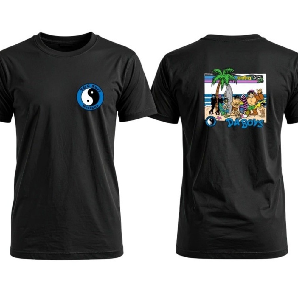 T & C Town and Country Surf "Thrilla Crew" Gorilla Adult Unisex Black 2XL